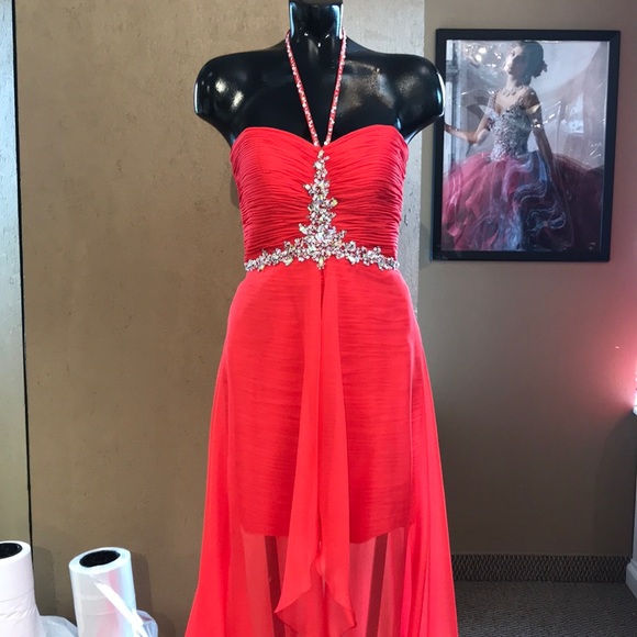 macduggal Dresses Macduggal Size 2 Cherry Prom Dress Poshmark